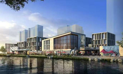 溫州蒼南臺商小鎮(zhèn)創(chuàng)客街區(qū)水岸風(fēng)情街